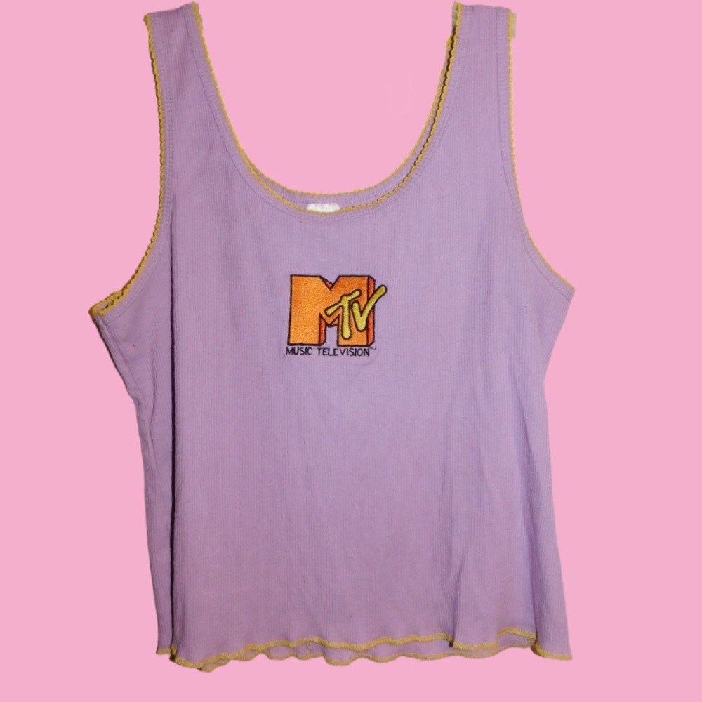 Vintage Purple MTV women’s tank top size XL